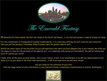 Tablet Screenshot of emeraldfantasy.com